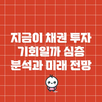 지금이 채권 투자 기회일까? 심층 분석과 미래 전망