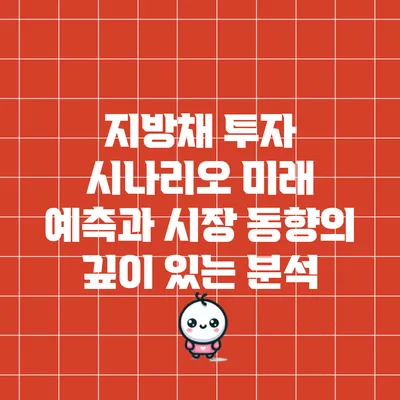 지방채 투자 시나리오: 미래 예측과 시장 동향의 깊이 있는 분석