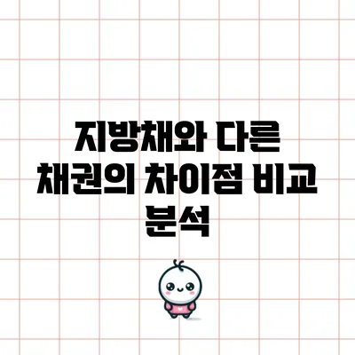 지방채와 다른 채권의 차이점: 비교 분석