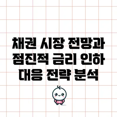 채권 시장 전망과 점진적 금리 인하 대응 전략 분석