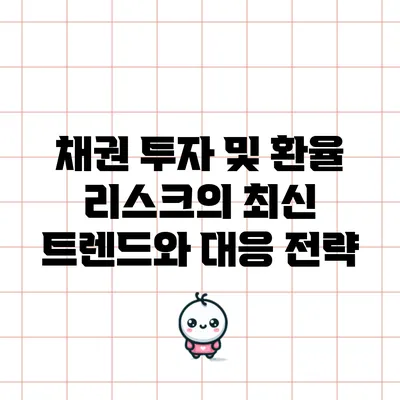 채권 투자 및 환율 리스크의 최신 트렌드와 대응 전략