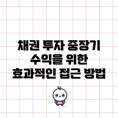 채권 투자: 중장기 수익을 위한 효과적인 접근 방법