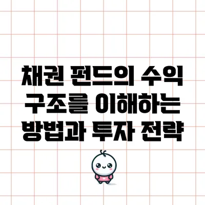 채권 펀드의 수익 구조를 이해하는 방법과 투자 전략