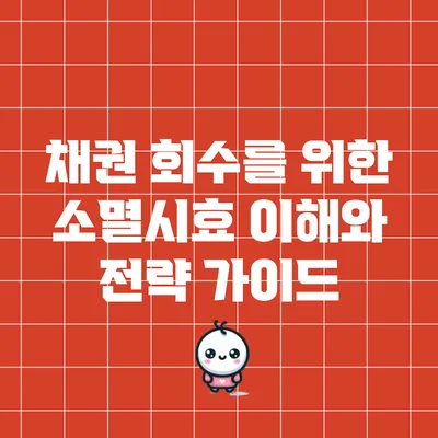 채권 회수를 위한 소멸시효 이해와 전략 가이드