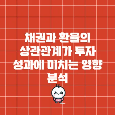 채권과 환율의 상관관계가 투자 성과에 미치는 영향 분석