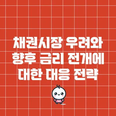 채권시장 우려와 향후 금리 전개에 대한 대응 전략