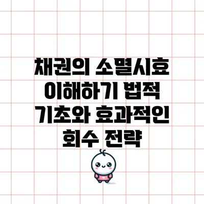 채권의 소멸시효 이해하기: 법적 기초와 효과적인 회수 전략