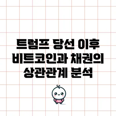 트럼프 당선 이후 비트코인과 채권의 상관관계 분석
