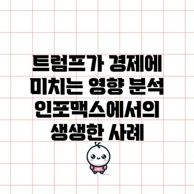 트럼프가 경제에 미치는 영향 분석: 인포맥스에서의 생생한 사례