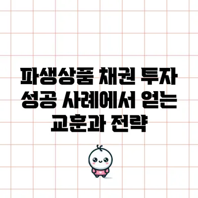 파생상품 채권 투자 성공 사례에서 얻는 교훈과 전략