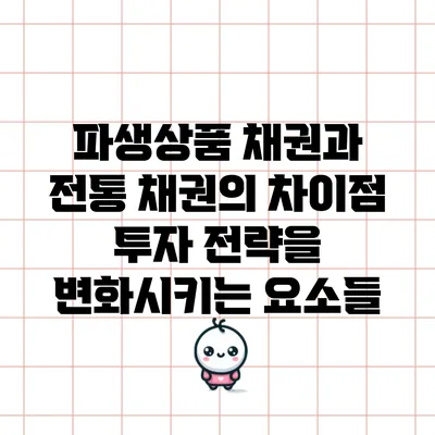 파생상품 채권과 전통 채권의 차이점: 투자 전략을 변화시키는 요소들