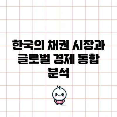 한국의 채권 시장과 글로벌 경제 통합 분석