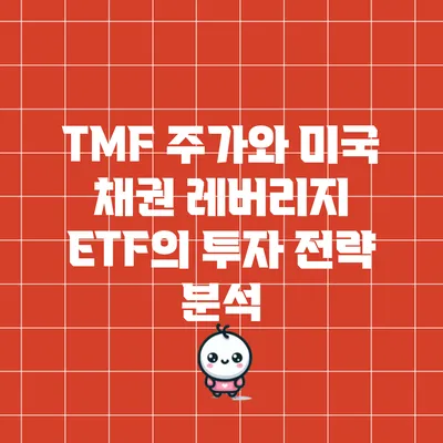 TMF 주가와 미국 채권 레버리지 ETF의 투자 전략 분석