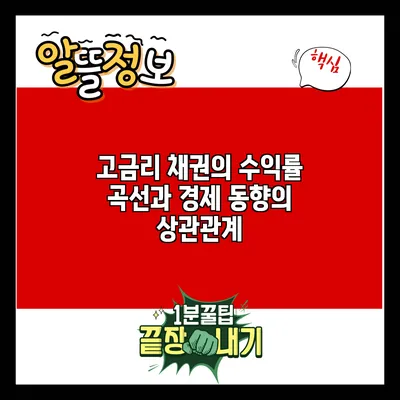고금리 채권의 수익률 곡선과 경제 동향의 상관관계