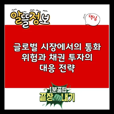 글로벌 시장에서의 통화 위험과 채권 투자의 대응 전략