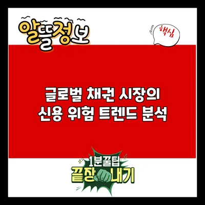 글로벌 채권 시장의 신용 위험 트렌드 분석