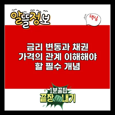 금리 변동과 채권 가격의 관계: 이해해야 할 필수 개념