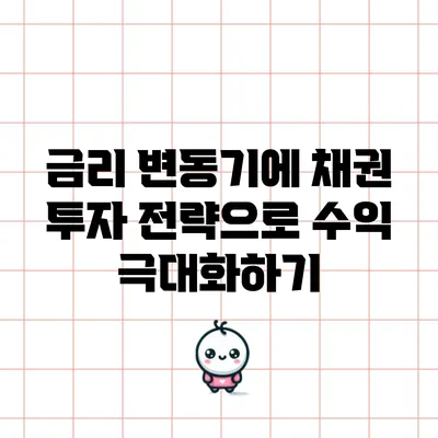 금리 변동기에 채권 투자 전략으로 수익 극대화하기