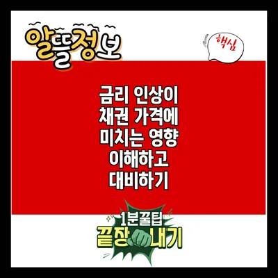 금리 인상이 채권 가격에 미치는 영향: 이해하고 대비하기