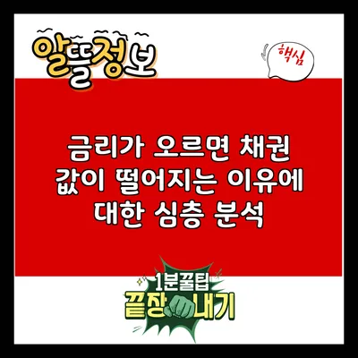 금리가 오르면 채권 값이 떨어지는 이유에 대한 심층 분석