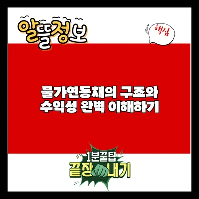 물가연동채의 구조와 수익성 완벽 이해하기