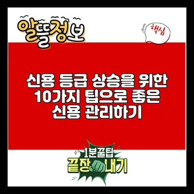 신용 등급 상승을 위한 10가지 팁으로 좋은 신용 관리하기