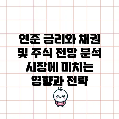 연준 금리와 채권 및 주식 전망 분석: 시장에 미치는 영향과 전략