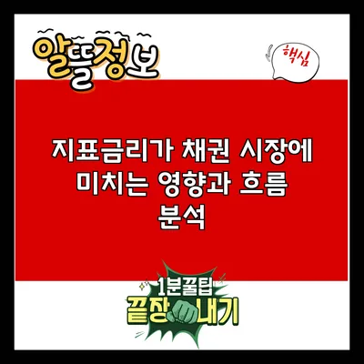 지표금리가 채권 시장에 미치는 영향과 흐름 분석