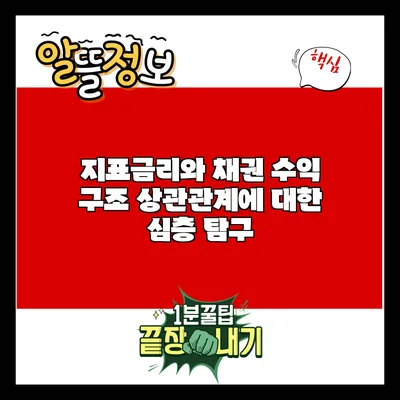 지표금리와 채권 수익 구조: 상관관계에 대한 심층 탐구