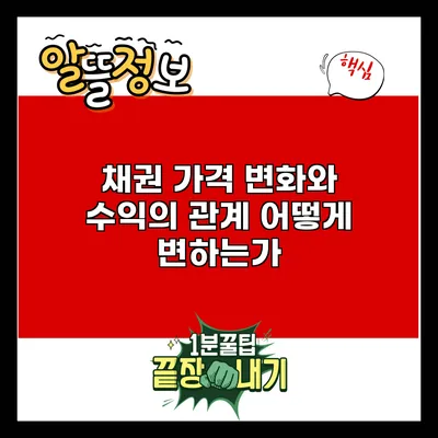 채권 가격 변화와 수익의 관계: 어떻게 변하는가?