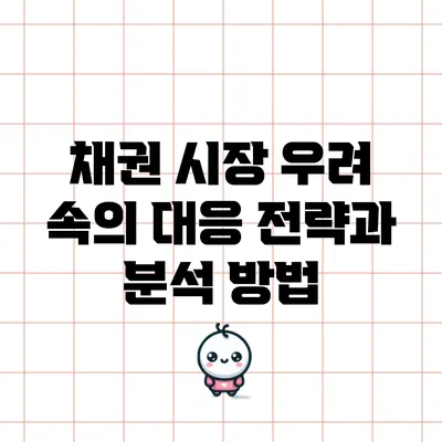 채권 시장 우려 속의 대응 전략과 분석 방법