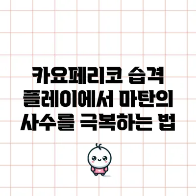 카요페리코 습격 플레이에서 마탄의 사수를 극복하는 법