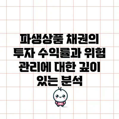 파생상품 채권의 투자 수익률과 위험 관리에 대한 깊이 있는 분석