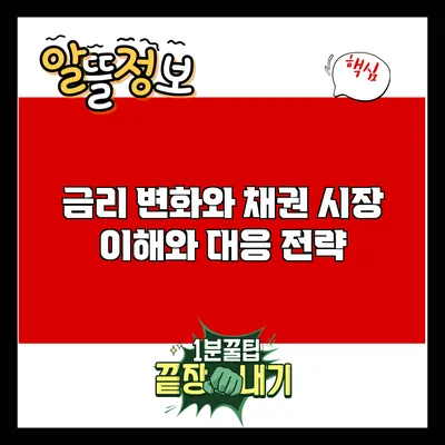 금리 변화와 채권 시장: 이해와 대응 전략