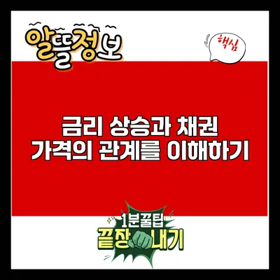 금리 상승과 채권 가격의 관계를 이해하기