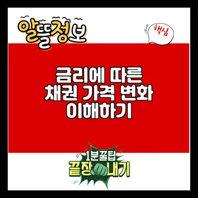 금리에 따른 채권 가격 변화 이해하기