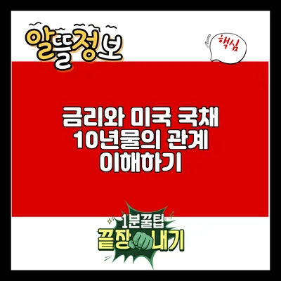 금리와 미국 국채 10년물의 관계 이해하기
