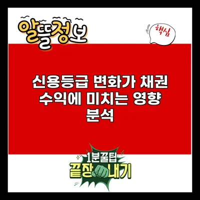 신용등급 변화가 채권 수익에 미치는 영향 분석