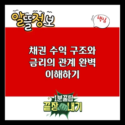 채권 수익 구조와 금리의 관계 완벽 이해하기