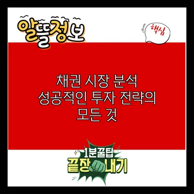 채권 시장 분석: 성공적인 투자 전략의 모든 것