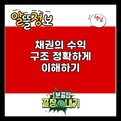 채권의 수익 구조: 정확하게 이해하기