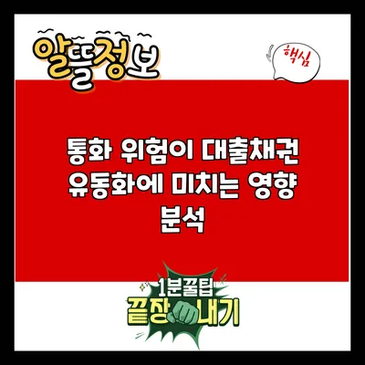 통화 위험이 대출채권 유동화에 미치는 영향 분석